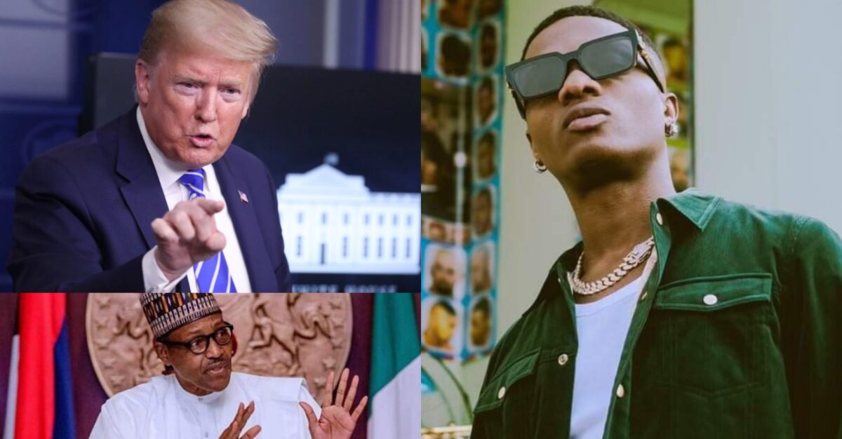 Trump Not Your Business, SARS Killing Youths, Face Your Country ― Wizkid Blasts Buhari