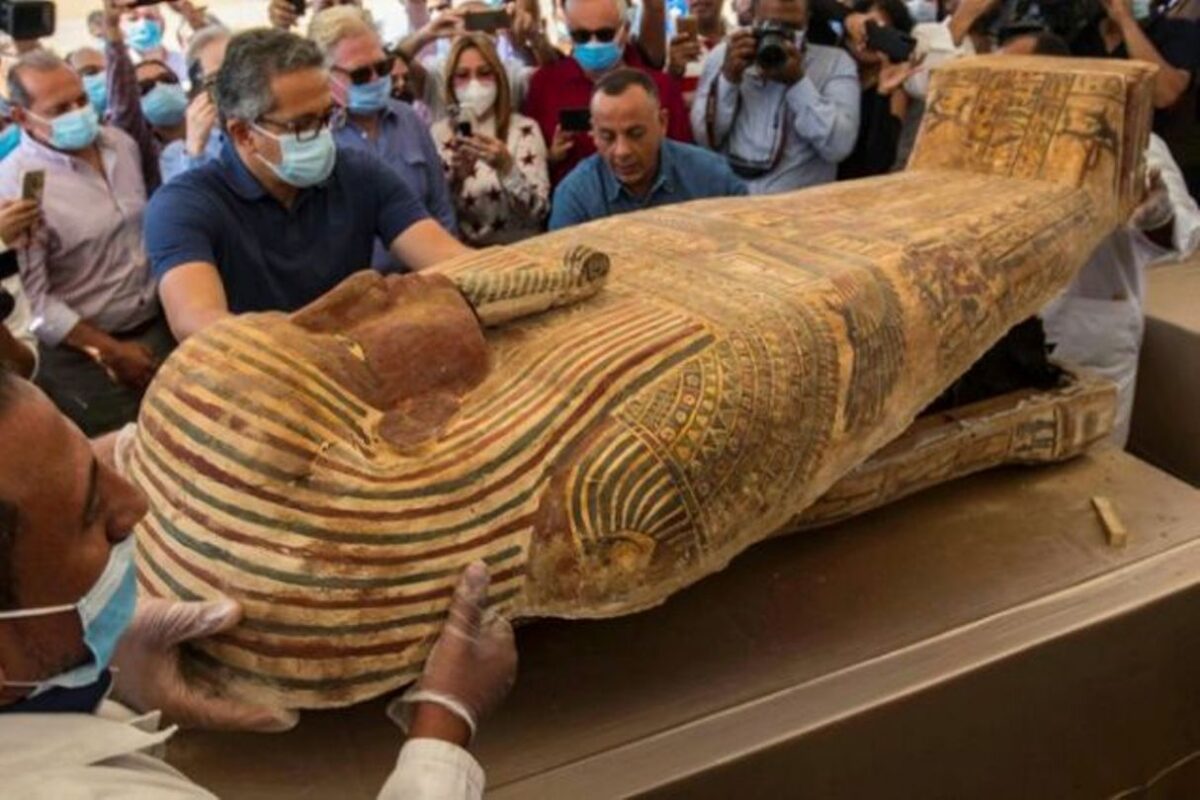Egypt Unveils Coffins Buried 2,500 Years Years Ago